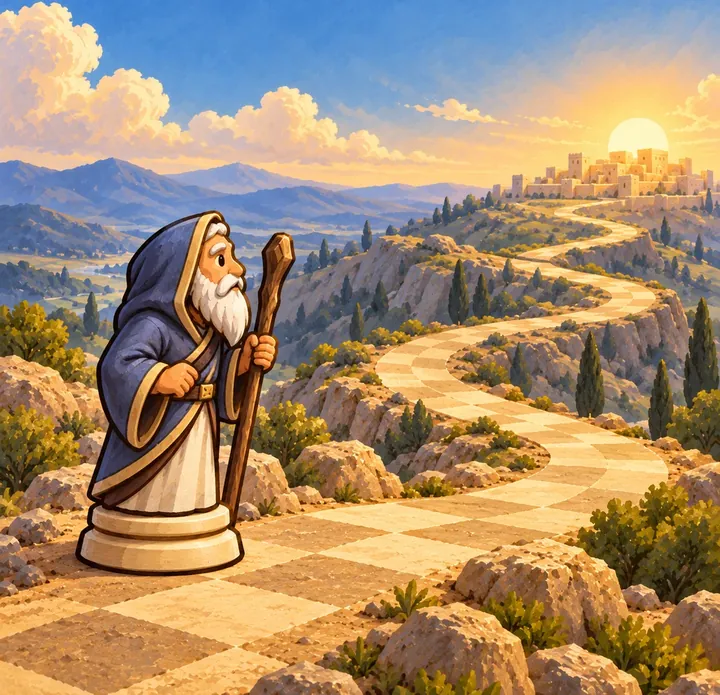 The story of The Prophets told with chess pieces, picture 3 of 3